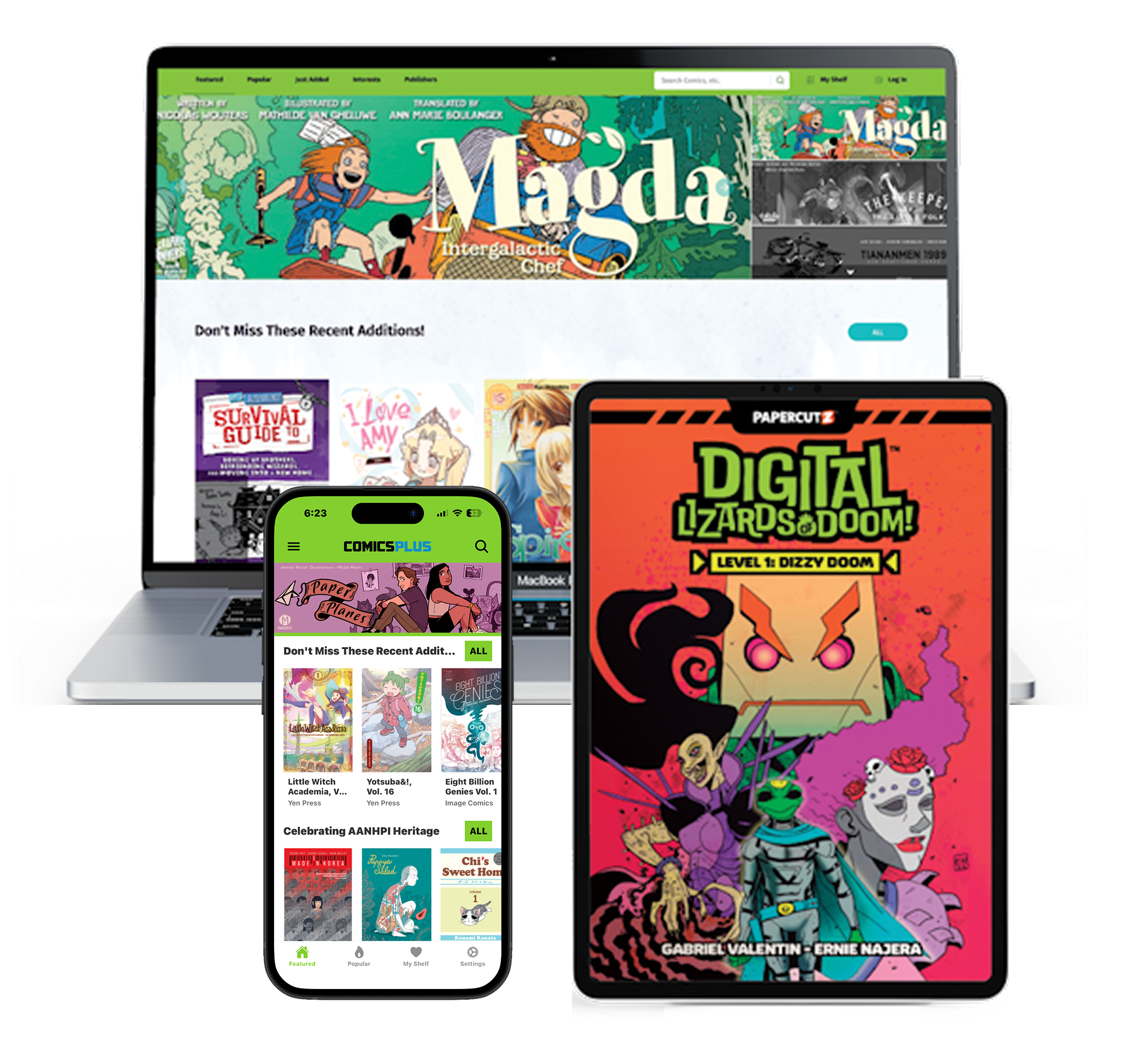 Comics Plus Mobile App