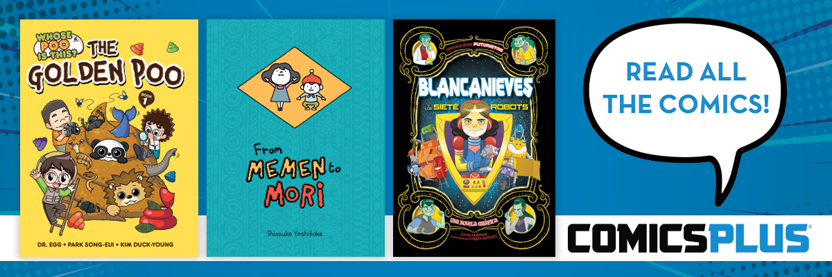 Comics Plus Social Media Banners