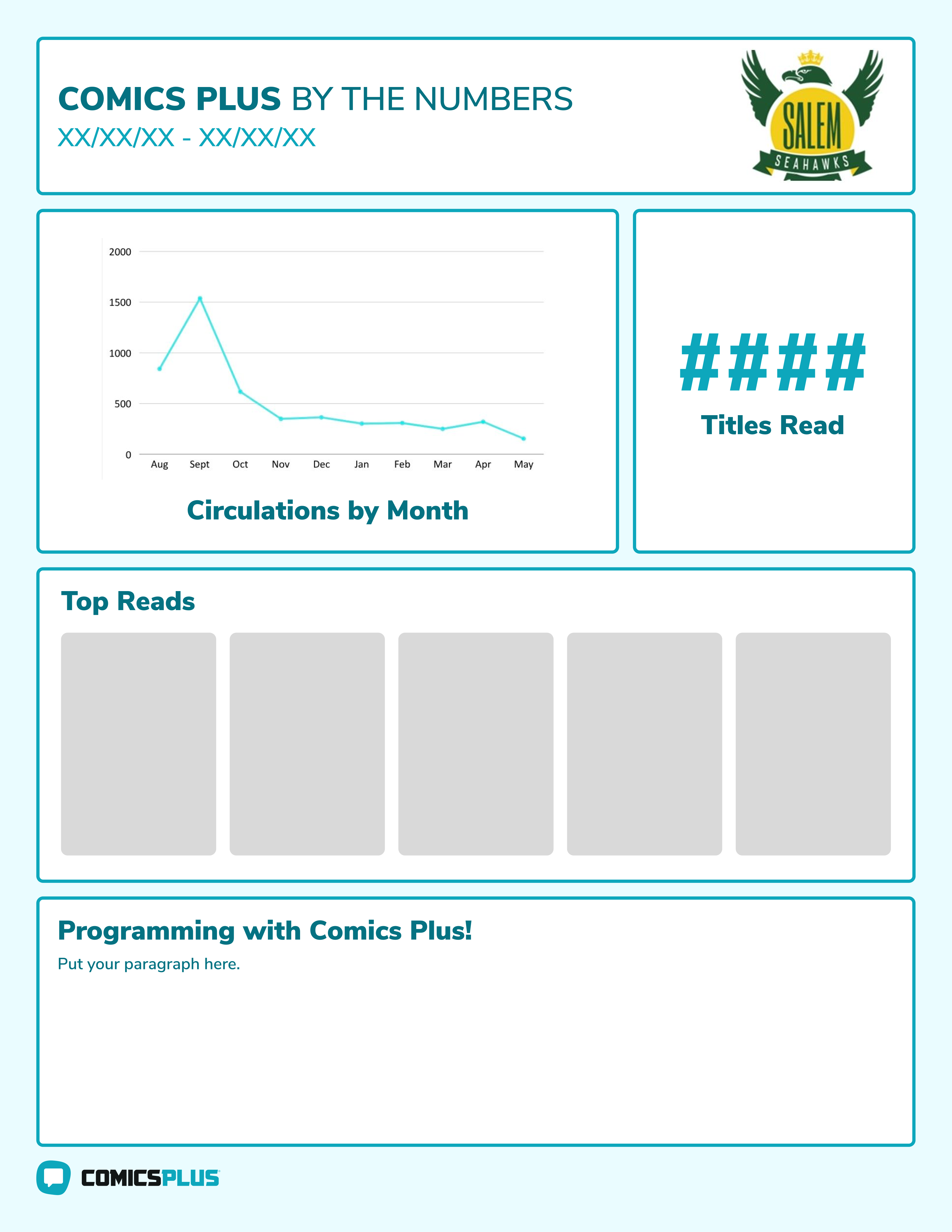 Comics Plus Infographic Canva Template by Dates