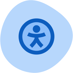 Accessibility and inclusion icon