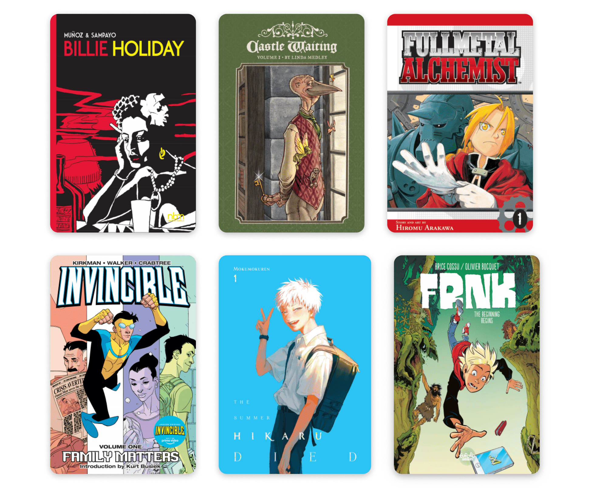 Young adult comics collection