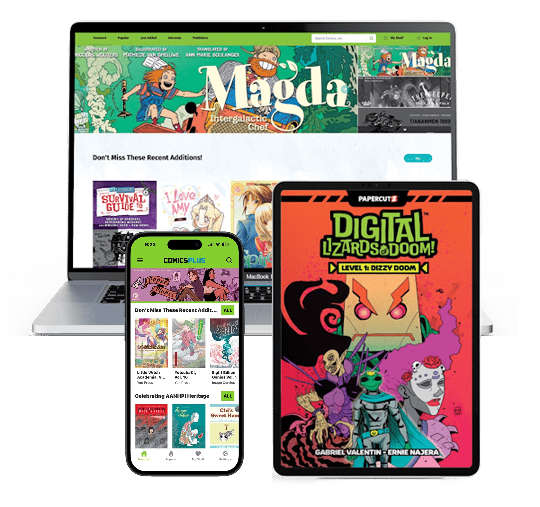 Comics Plus publisher artwork.