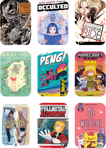 Comics Plus school feature artwork.